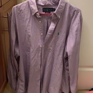 XL purple long sleeve button down